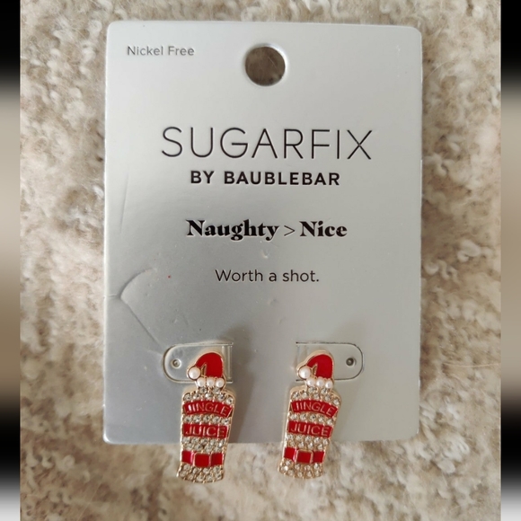 Sugarfix Baublebar Naughty and Nice Earrings NWT - Picture 1 of 6